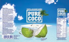 Kokosová voda Pure Coco 100 %