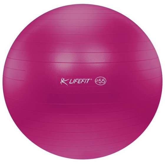 Gymnastický míč Lifefit 55 cm - růžová