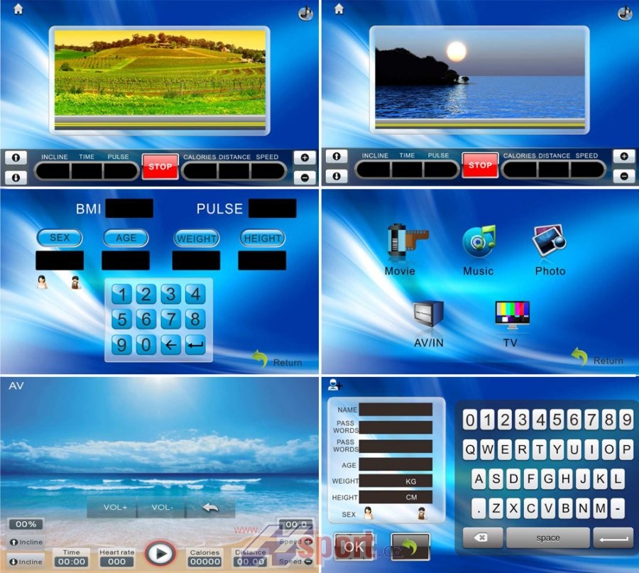 Běžecký pás Insportline Elbrom - TV