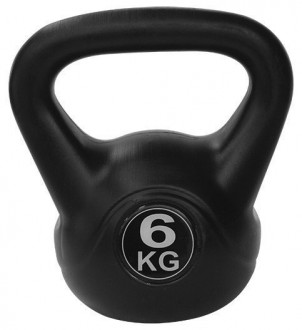 Plastový kettlebell 6 kg