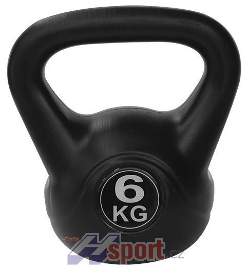 Plastový kettlebell 6 kg
