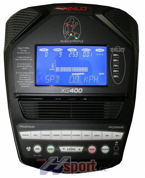 Crossový trenažer Finnlo E-glide SR