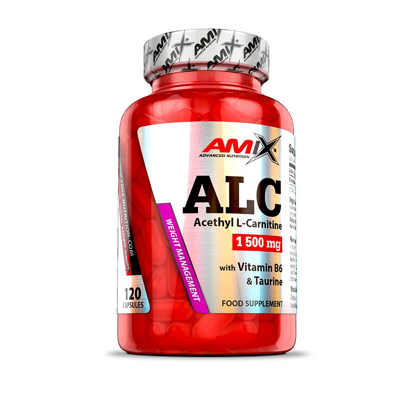Amix Nutrition Amix ALC + taurine a vitamin B6 120 cps