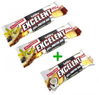 Nutrend Excelent Protein Bar 2 x 85 g + 40 g  ZDARMA