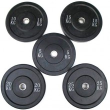 Sada závaží Attack Bumper Plate 150 kg
