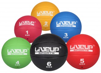Gumový medicinbal LiveUp 2 kg