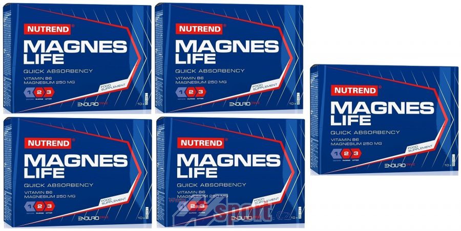 Enduro Magneslife 10 x 25 ml, 4+1 zdarma