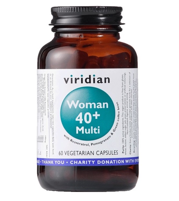Viridian 40+ Woman Multivitamin 60 cps