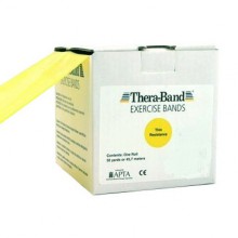 Posilovací guma TheraBand 45,5 m žlutá