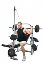 Posilovací lavice HAMMER - BENCH BERMUDA XT + 34kg Power Weight Set