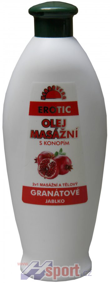 Masážní olej Herbavera Erotic 550 ml