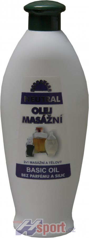 Masážní olej Herbavera Neutral 550 ml