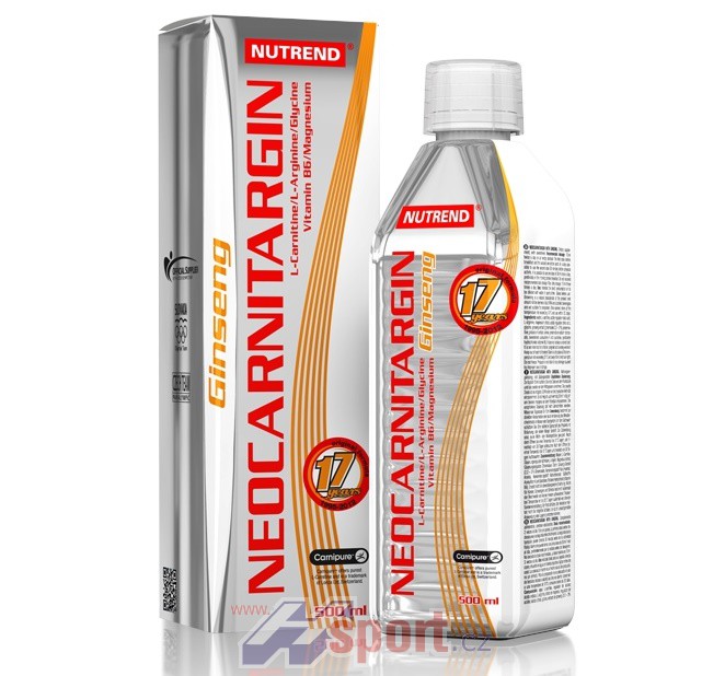 Nutrend Neocarnitargin s ženšenem 500 ml