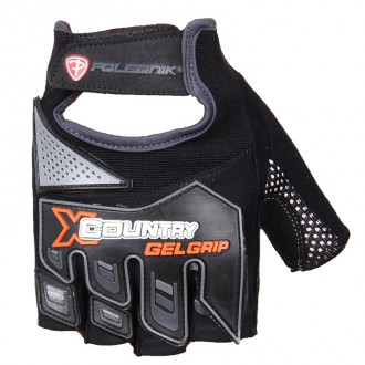 Cyklistické rukavice Polednik X Country červené