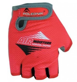 Cyklistické rukavice Polednik AIR 2015 červené