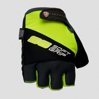 Cyklistické rukavice Polednik SOFT GRIP zelené