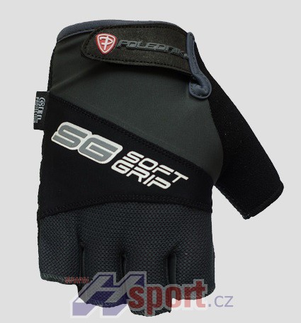 Cyklistické rukavice Polednik SOFT GRIP černé
