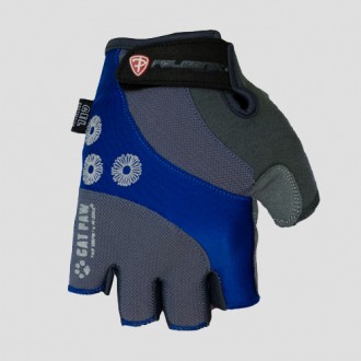 Dámské cyklistické rukavice Polednik Daisy modré