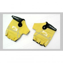 Dětské cyklistické rukavice Polednik F3 žluté