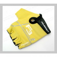 Dětské cyklistické rukavice Polednik F3 žluté