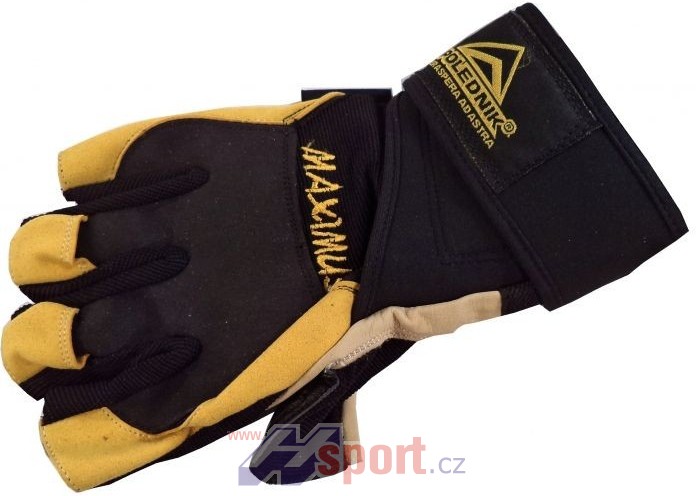 Fitness rukavice Polednik Maximus žluté
