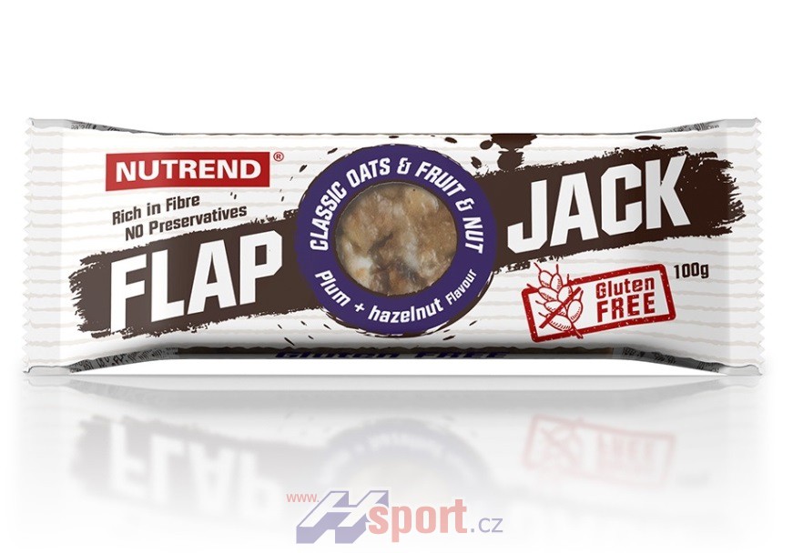 Nutrend Flapjack 100 g GLUTEN FREE 4+1 zdarma