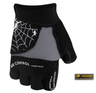 Cyklistické rukavice Polednik Spiderweb černé