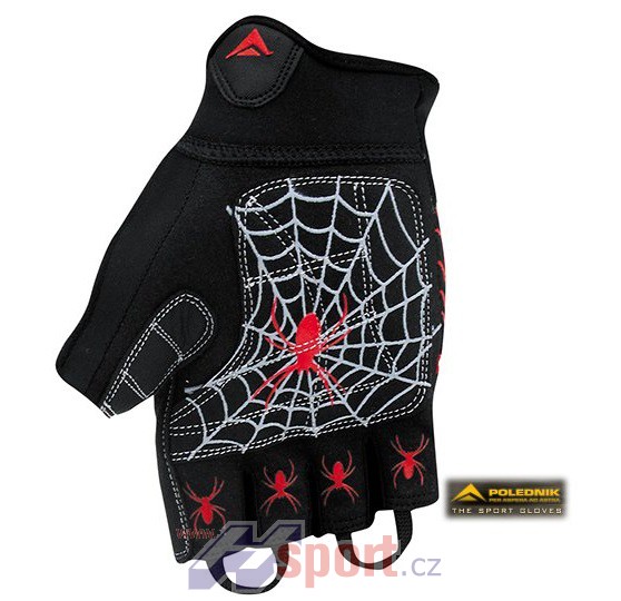Cyklistické rukavice Polednik Spiderweb žluté