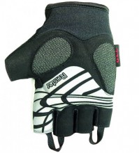 Cyklistické rukavice Polednik Raster černé