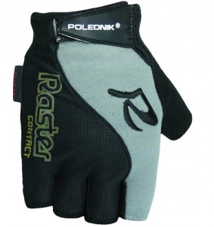 Cyklistické rukavice Polednik Raster černé