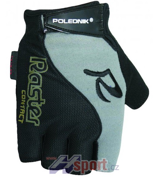 Cyklistické rukavice Polednik Raster černé