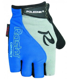 Cyklistické rukavice Polednik Raster modré