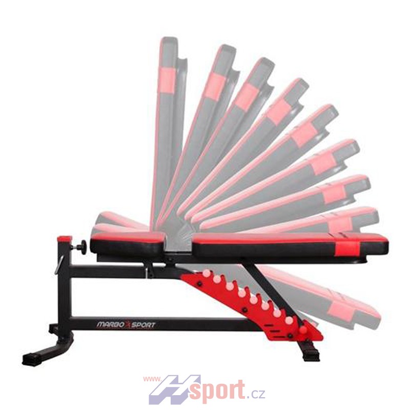 Polohovací posilovací lavice Marbo MS-L102