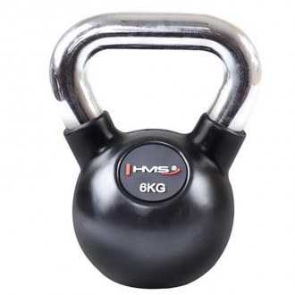 Kettlebell s chromovou rukojetí HMS 6 kg