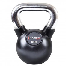 Kettlebell s chromovou rukojetí HMS 6 kg