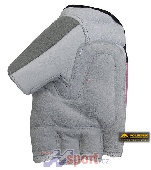 Dámské fitness rukavice Polednik Lady bílé