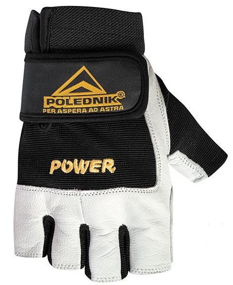 Fitness rukavice Polednik Power černé - XXL