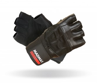 Fitness rukavice Madmax Professional Black Exclusive