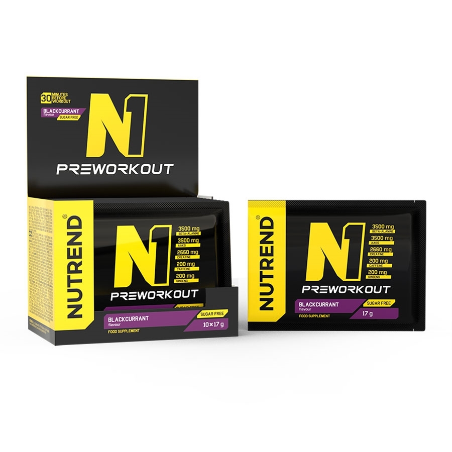 Nutrend N1 Pre-Workout - 10x17 g - grep