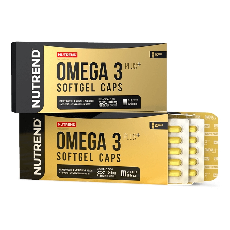 Nutrend Omega 3 Plus Softgel Caps - 120 cps