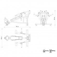 Posilovací stroj Incline Bench Press Marbo MF-U004