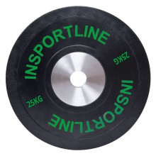 Sada gumových kotoučů Insportline Bumper Plate 2x5-25 kg