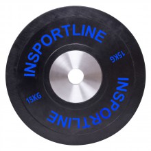 Sada gumových kotoučů Insportline Bumper Plate 2x5-25 kg