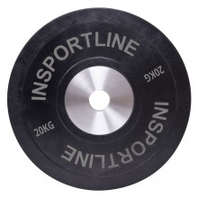Sada gumových kotoučů Insportline Bumper Plate 2x5-25 kg