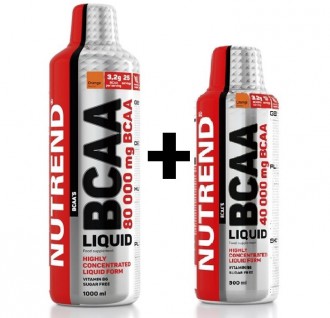 Nutrend BCAA Liquid 1000 ml + 500 ml zdarma