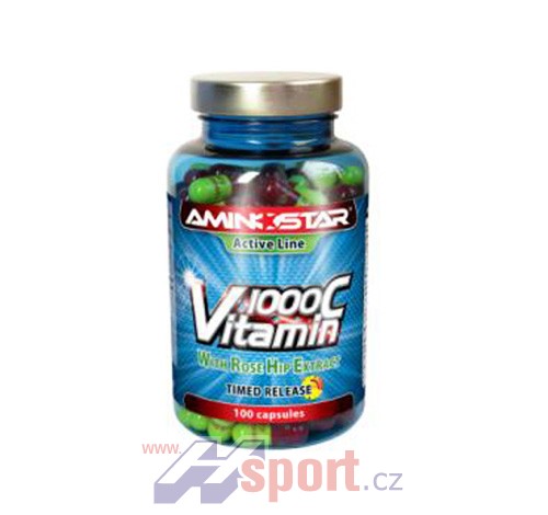 Aminostar Vitamín C 100 cps