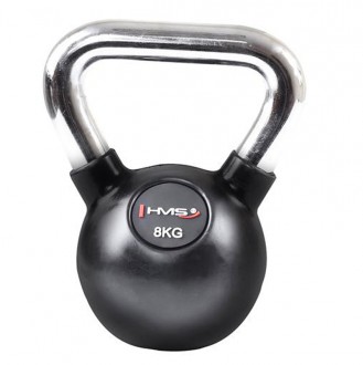 Kettlebell s chromovou rukojetí HMS 8 kg