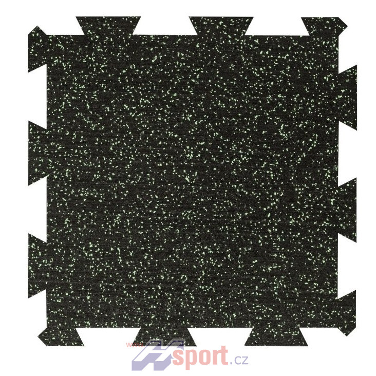 Sportovní podlaha Puzzle 8 mm, 50 x 50 cm - barevný vsyp 10%