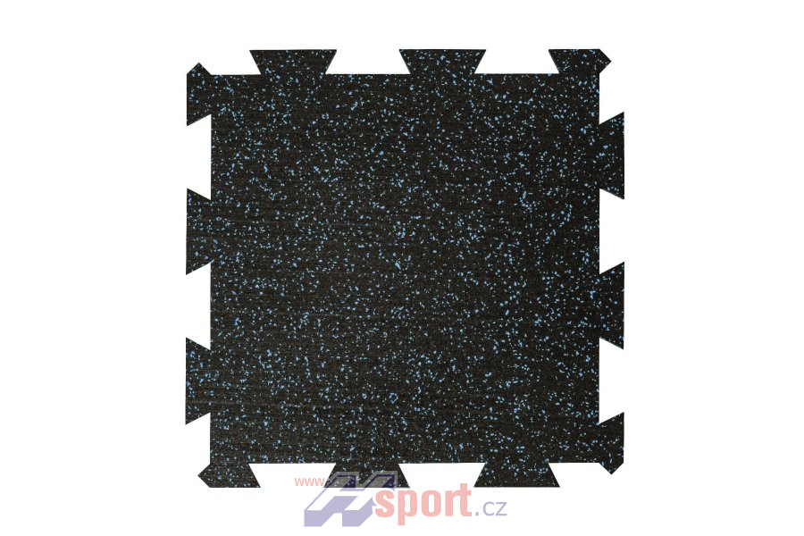 Sportovní podlaha Puzzle 8 mm, 50 x 50 cm - barevný vsyp 10%