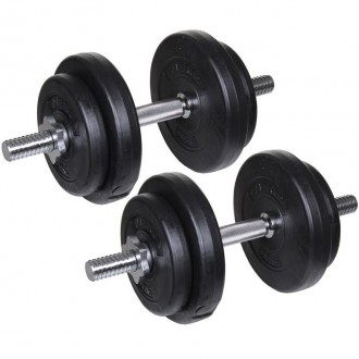 Nakládací vinylová činka 2x10 kg